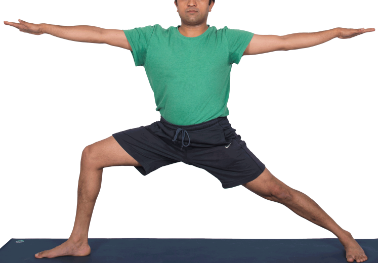 Image of person doing yoga pose.