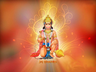 Image of Hindu god hanuman.